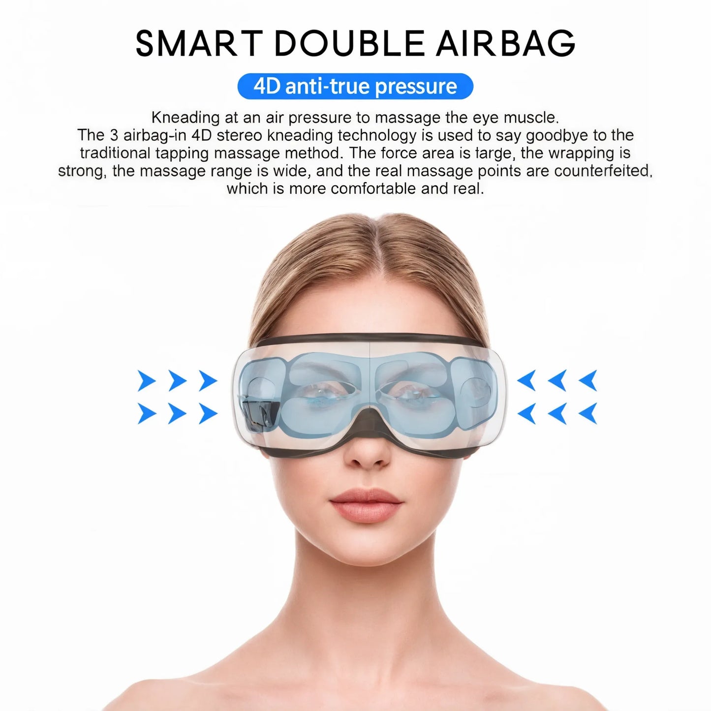 Massaggiatore per occhi 6d smart airbag