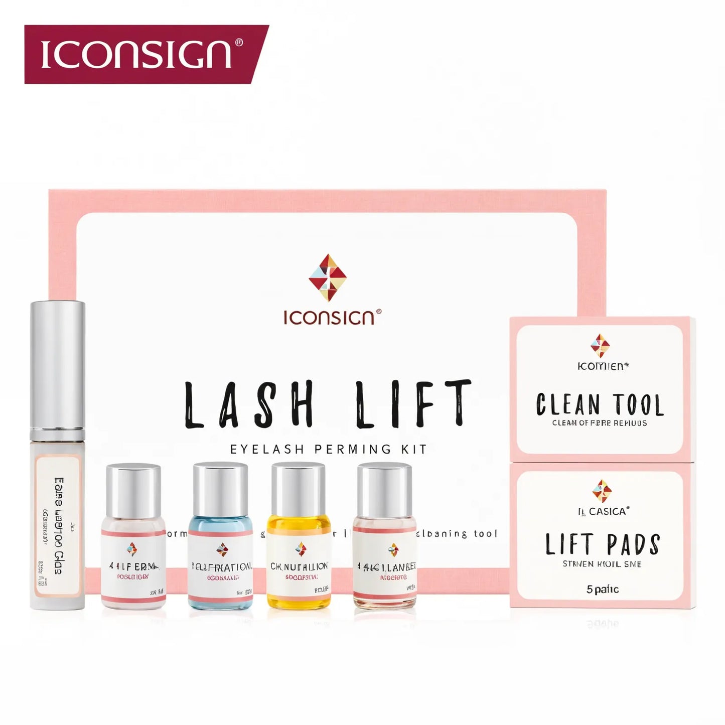 Dropshipping iconsign lash lift kit lifiting ciglia